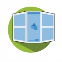 brocheur on green icon